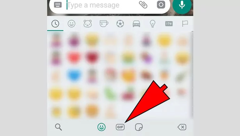 add gif to whatsapp