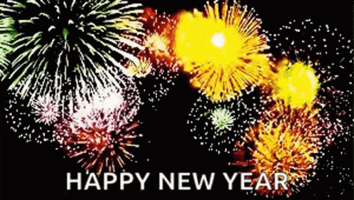 happy new year 2025 gif with sound free