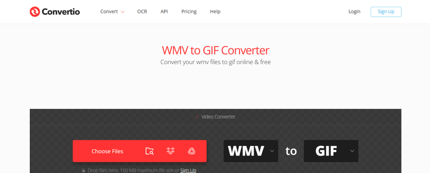 wmv to gif online converter with basic editing