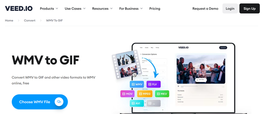edit and convert wmv to gif online