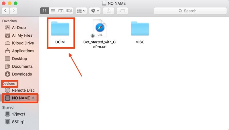 Wie lad ich GoPro Fußage auf einen Mac herunter