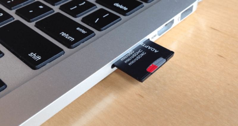 connecter une gopro à un mac via carte sd