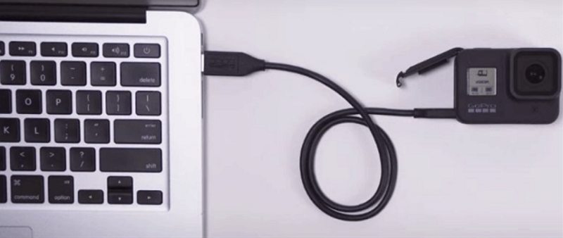 connecter gopro à mac via usb