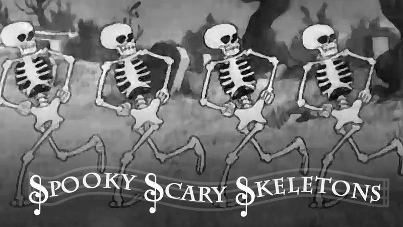 spooky scary skeletons