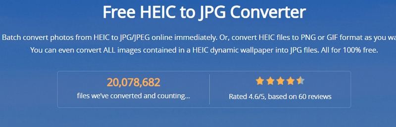 convert heic to jpg online with imobie heic converter