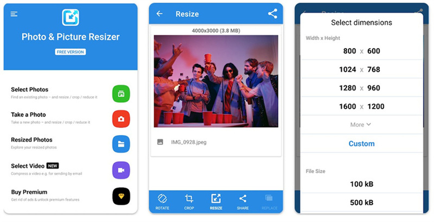 reduce jpeg size to 100 kb on android