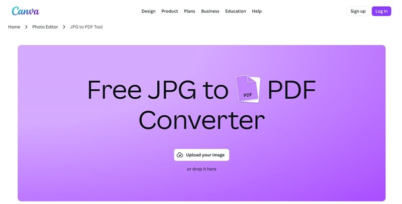 Canva JPG PDF 변환기