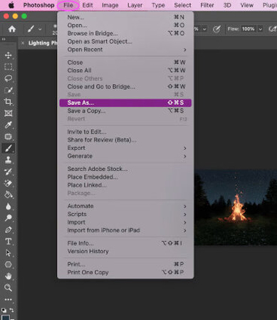 convertir ppm en jpg avec photoshop