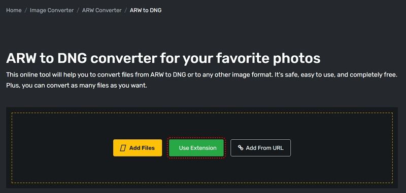 converter arw para dng online