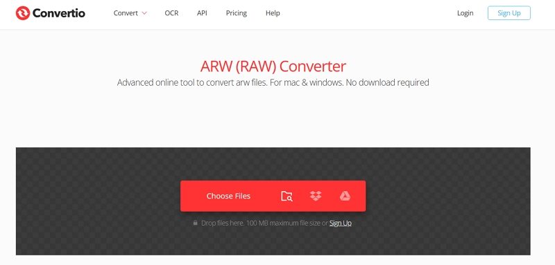 ARW RAW 파일 변환