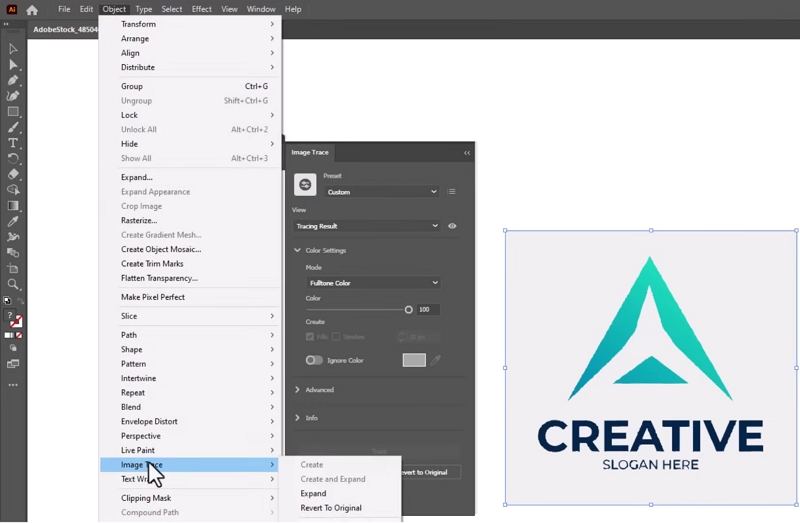 converter imagem em vetor com adobe illustrator