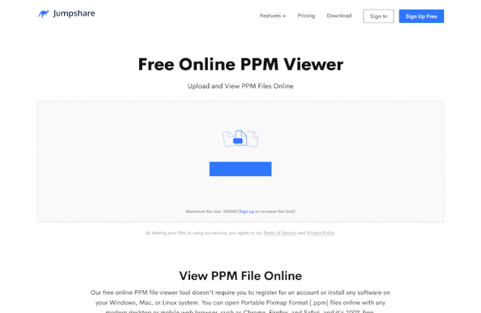 visionneuse ppm jumpshare