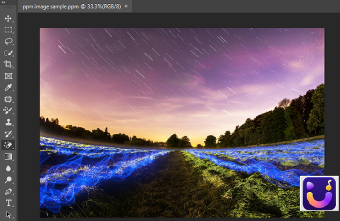 ouvrir un fichier ppm adobe photoshop