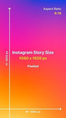 Größe von Instagram Stories