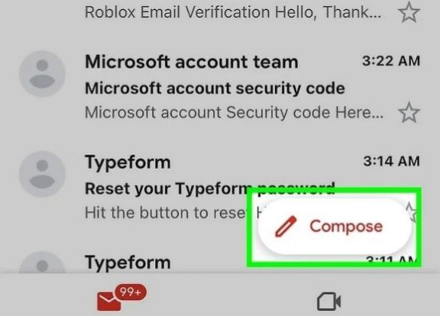 compose new email gmail