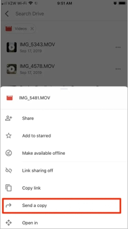 download video google drive iphone