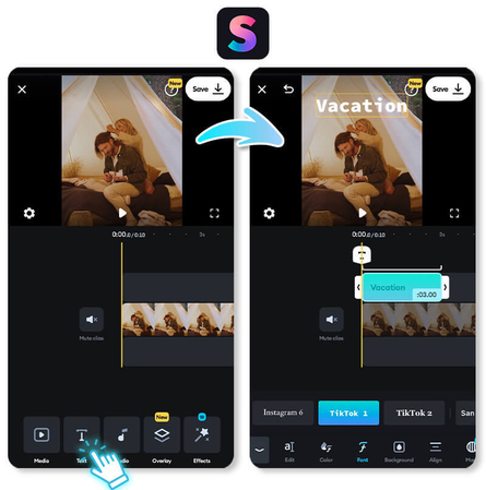Add text to iPhone video using built-in Photos app