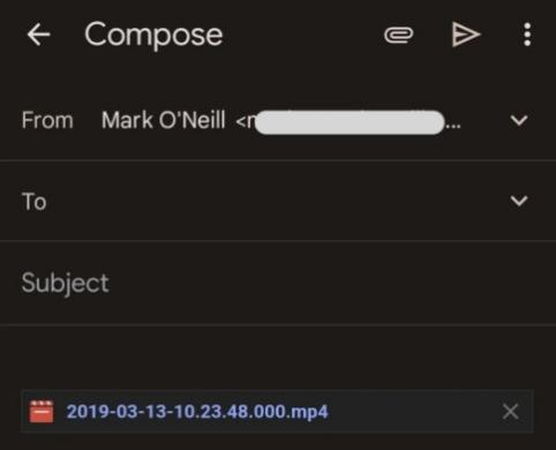 send video through gmail