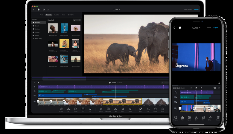 How to add text to video on iPhone using VN Video Editor