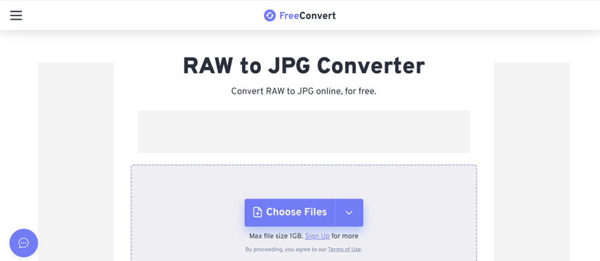 free online tool to convert raw images to jpeg