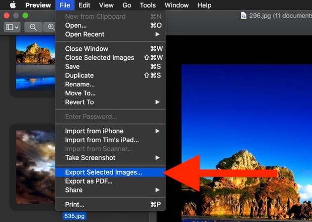 mac preview app default interface homepage