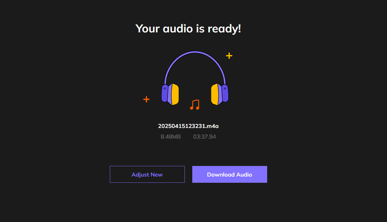 편집된 오디오 다운로드