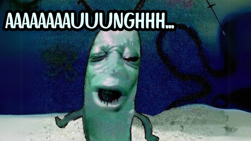 cursed plankton meme