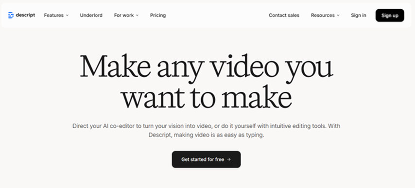 use descript app to convert and edit hevc video to mov on iphone