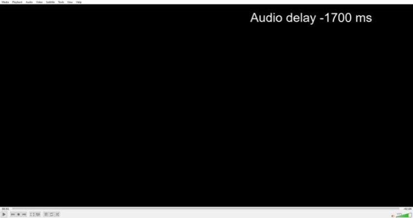 VLC에서 비디오 재동기화
