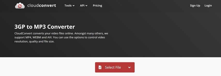 cloudconvert 3gp to mp3 converter free