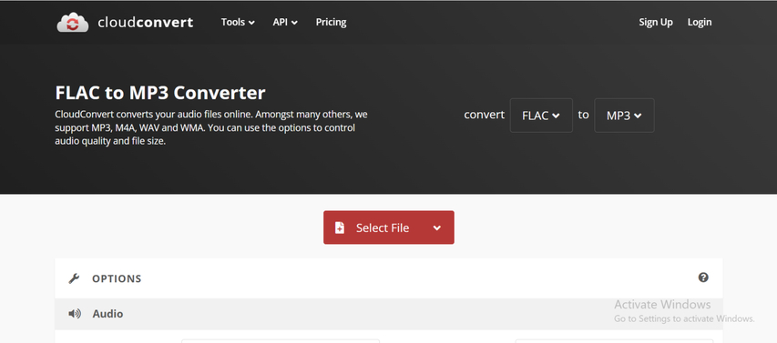 online flac to mp3 with custom settings