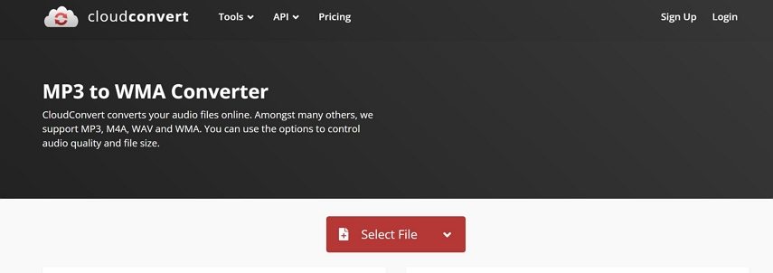 cloudconvert mp3 to wma free