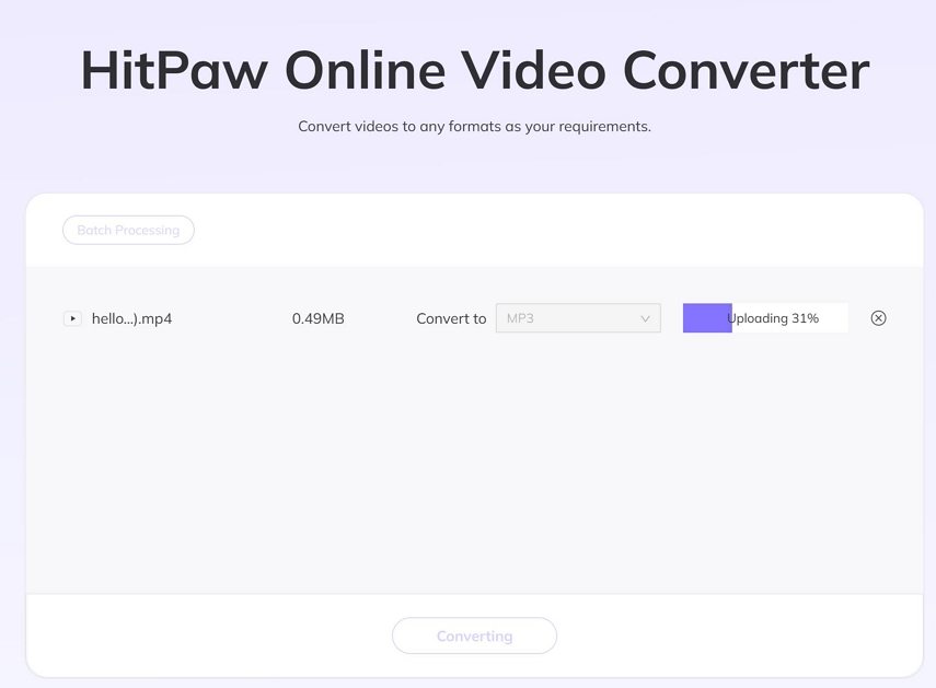 extracting mp3 from mp4 video online