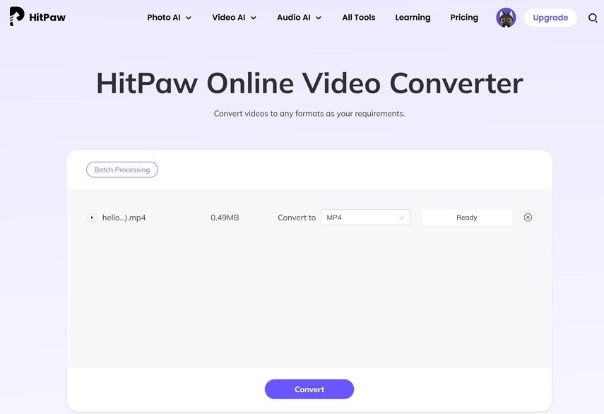 mpg to mp4 online converter