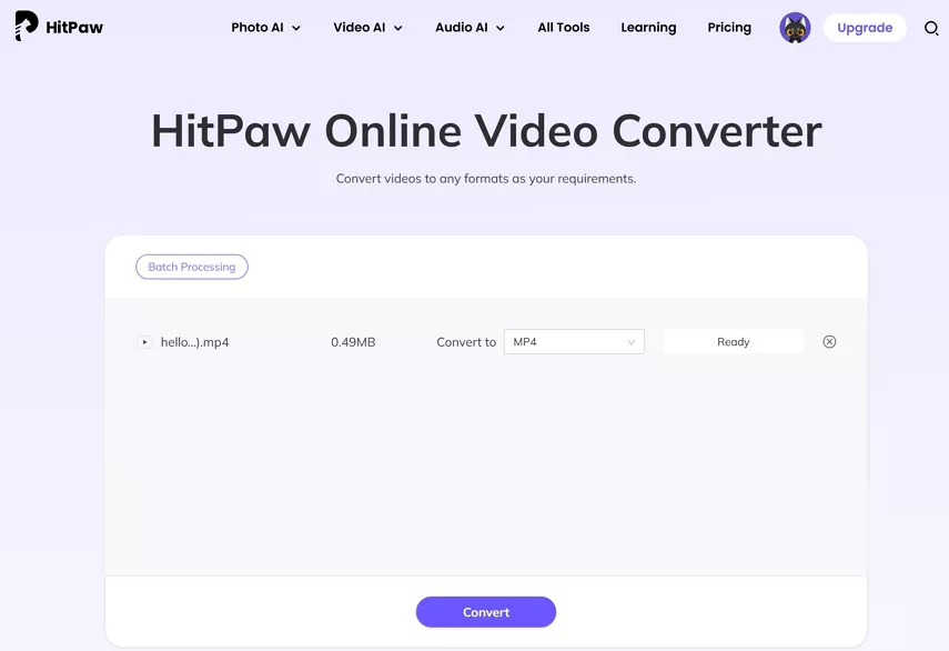 تحويل الفيديو من mp4 الى mp3