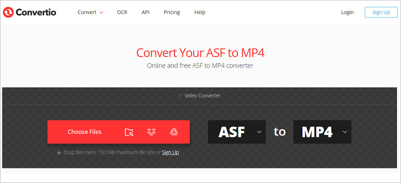 ASF in MP4 online konvertieren