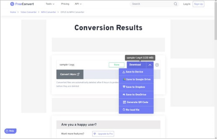 download mp4 freeconvert