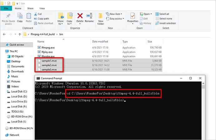 開啟 FFmpeg 媒體播放器