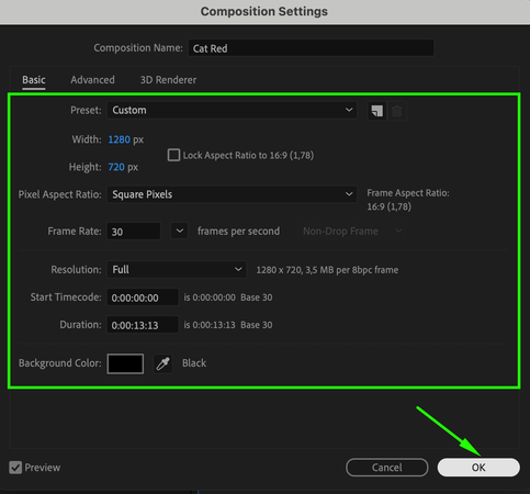 Checking video resolution, frame rate, and duration.