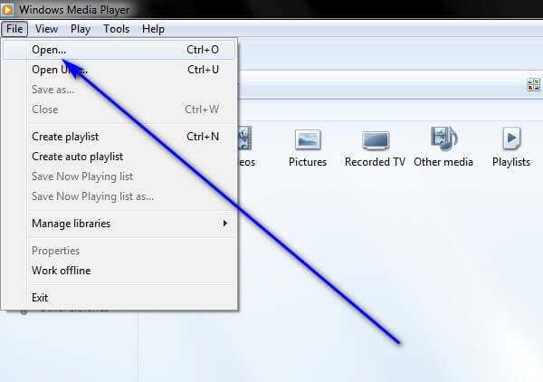 open aac in windows media player