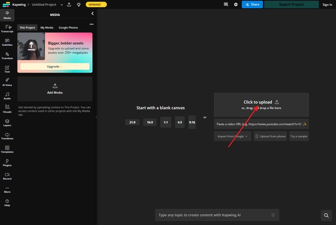 add video to remove unnecessary sound