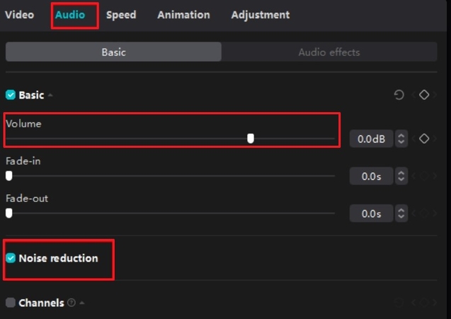 remove background noise