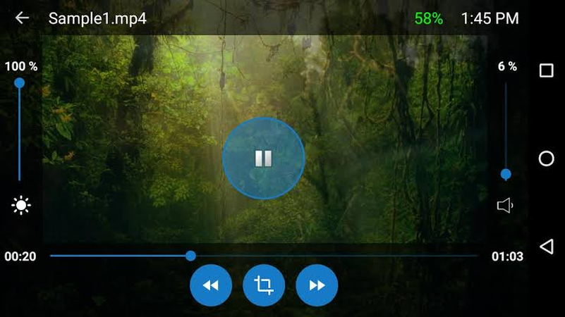 MX Player top video player app Android with gesture controls