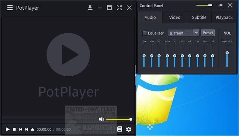 PotPlayer advanced Windows video player app