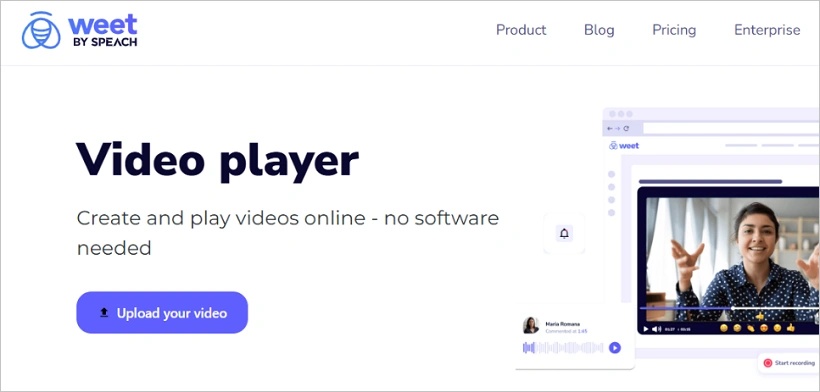 weet video player