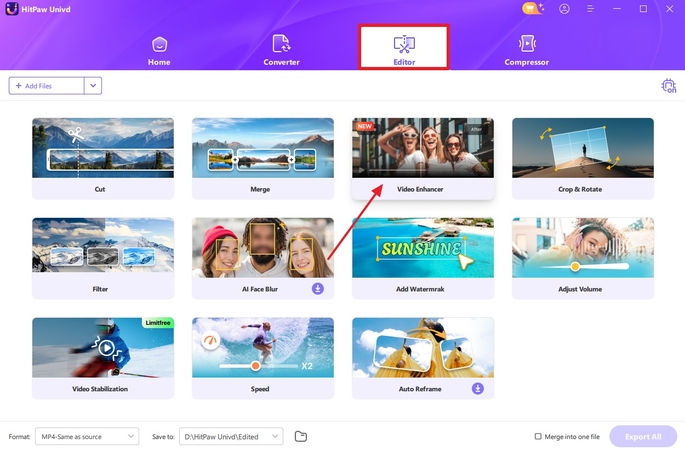 launch univd pick ai video editor