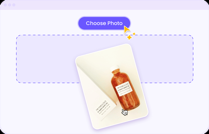 click the upload button