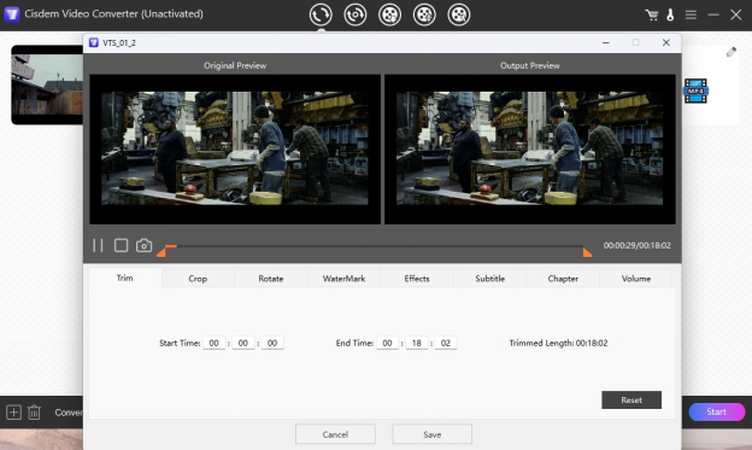 use built-in video editor