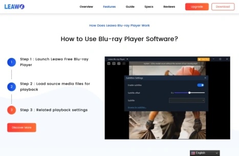 leawo blu-ray player how it works