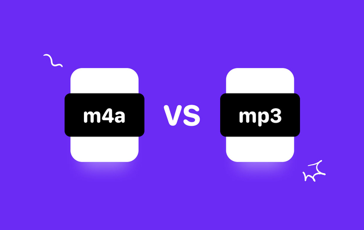 compare mp3 and m4a for practical
